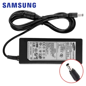 شارژر لپ تاپ سامسونگ 19 ولت 4.74 آمپر با توان 90 وات سر نرمال