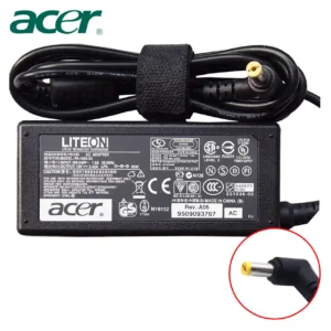شارژر لپ تاپ ایسر 19 ولت 3.42 آمپر با توان 65 وات و سری نرمال
