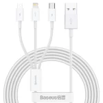 کابل شارژ سریع سه سر بیسوس مدل CAMLTYS طول 1.5 متر