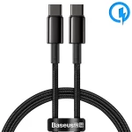 کابل تبدیل تایپ سی به تایپ سی بیسوس مدل CATWJ طول 1 متر توان 100 وات