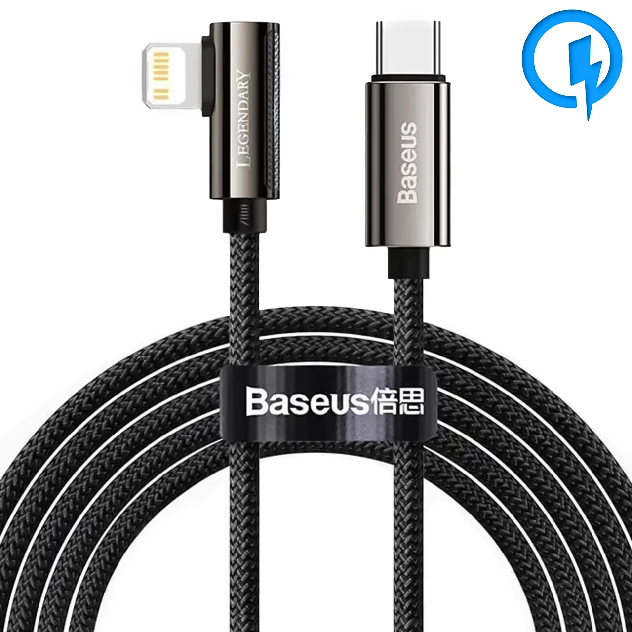 کابل تبدیل تایپ سی به لایتنینگ بیسوس مدل CATLCS طول 1 متر با توان 20 وات کابل تبدیل تایپ سی به لایتنینگ بیسوس مدل CATLCS طول 1 متر با توان 20 وات