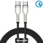 کابل تبدیل تایپ سی به تایپ سی بیسوس مدل CATJK طول 1 متر - توان 100 وات