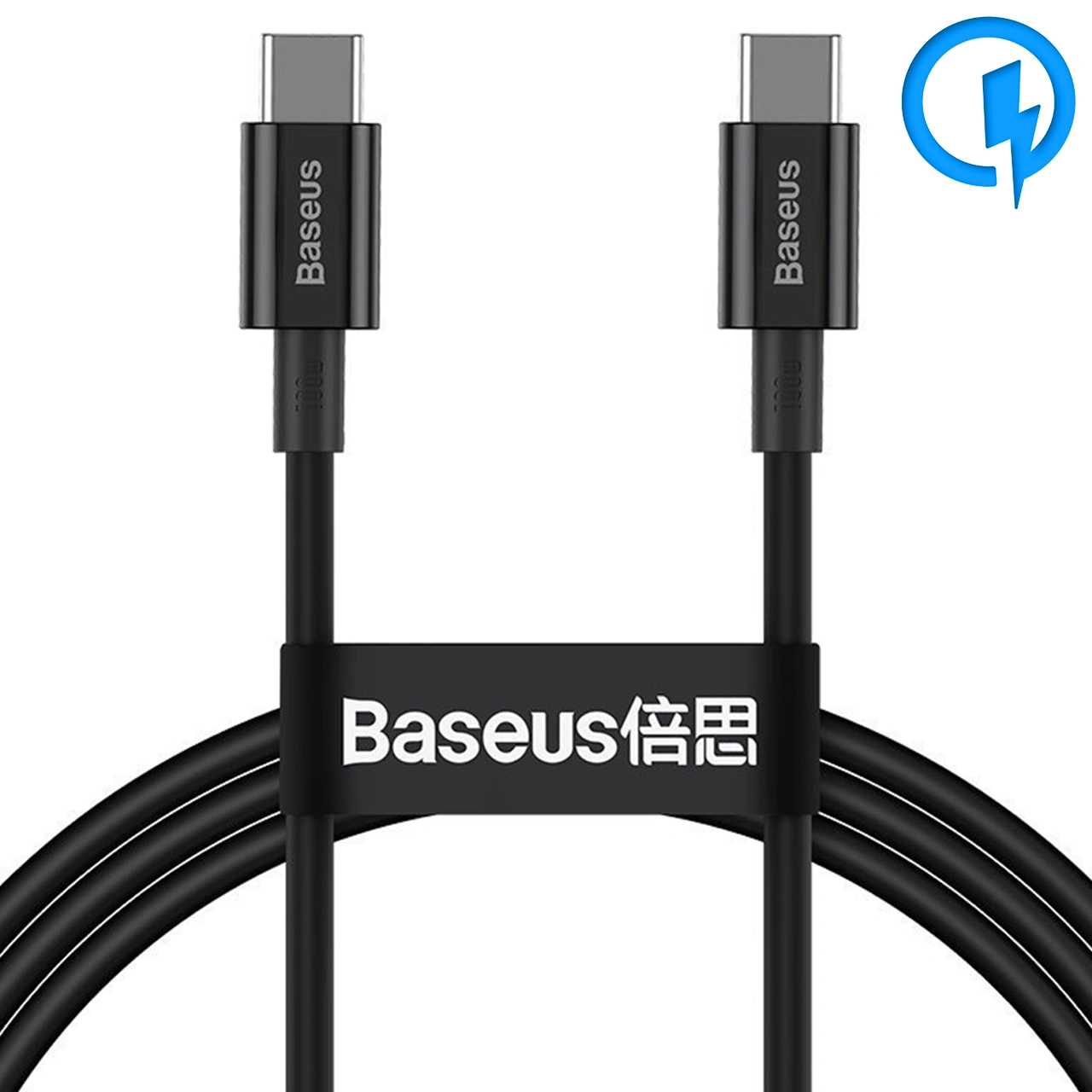 کابل تبدیل تایپ سی به تایپ سی بیسوس مدل CATYS طول 1 متر و توان 100 وات کابل تبدیل تایپ سی به تایپ سی بیسوس مدل CATYS طول 1 متر و توان 100 وات