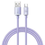 کابل تبدیل USB به تایپ سی بیسوس مدل CAJY000405 طول 1.2 متر توان 100 وات