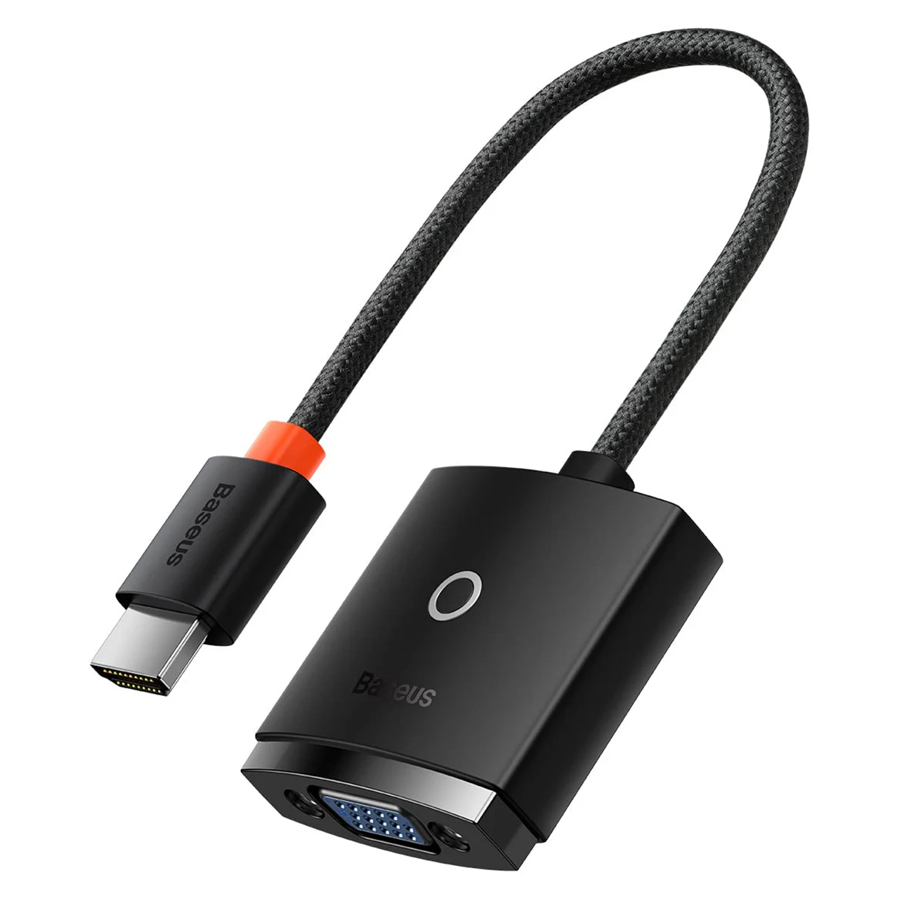 تبدیل HDMI به VGA بیسوس مدل BS-OH010 طول 20 سانتی متر تبدیل HDMI به VGA بیسوس مدل BS-OH010 طول 20 سانتی متر