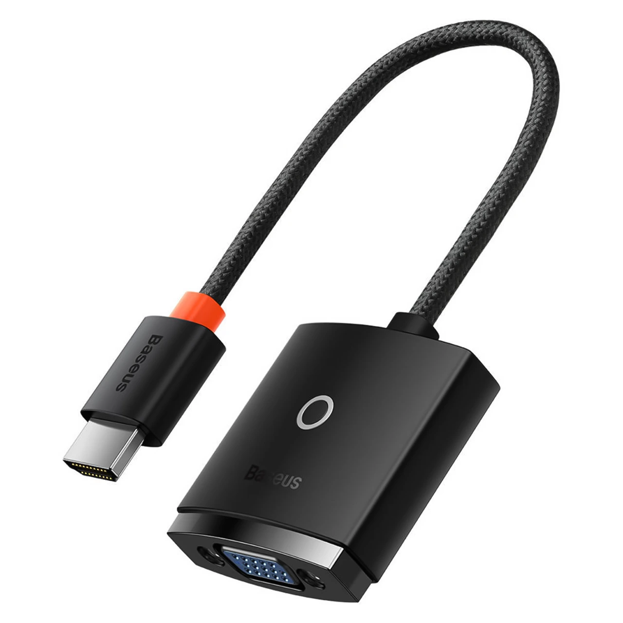 تبدیل HDMI به VGA بیسوس مدل BS-OH011 طول 20 سانتی متر تبدیل HDMI به VGA بیسوس مدل BS-OH011 طول 20 سانتی متر