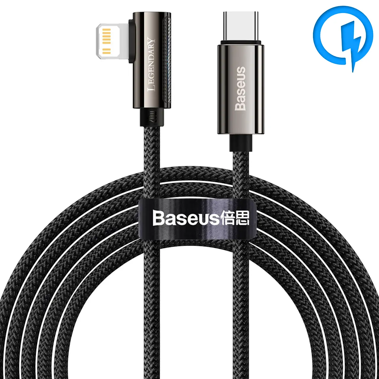 کابل تبدیل Type-C به Lightning بیسوس مدل CATLCS طول 2 متر کابل تبدیل Type-C به Lightning بیسوس مدل CATLCS طول 2 متر