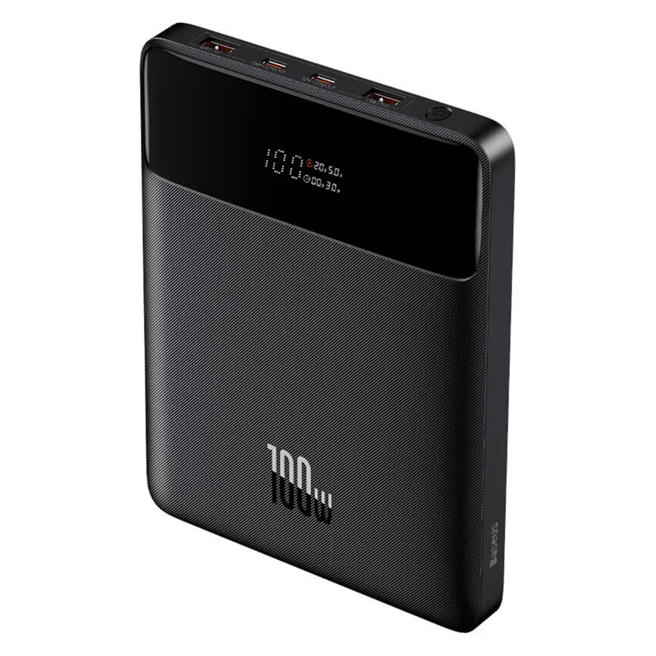 پاوربانک بیسوس مدل PPBLD100-X با ظرفیت 20000 میلی آمپر ساعت و توان 100 وات پاوربانک بیسوس مدل PPBLD100-X با ظرفیت 20000 میلی آمپر ساعت و توان 100 وات