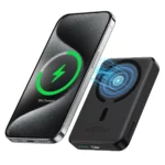 پاوربانک وایرلس بیسوس مدل PPCXM05 با ظرفیت 5000 میلی آمپر ساعت و توان 20 وات