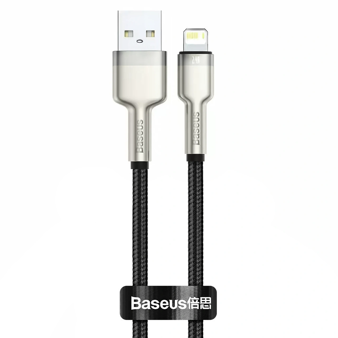کابل تبدیل USB به لایتنینگ بیسوس مدل CALJK با جریان 2.4 آمپر و طول 25 سانتیمتر کابل تبدیل USB به لایتنینگ بیسوس مدل CALJK با جریان 2.4 آمپر و طول 25 سانتیمتر