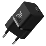 شارژر دیواری بیسوس مدل CCGAN20E5-M با توان خروجی 20 وات - مشکی