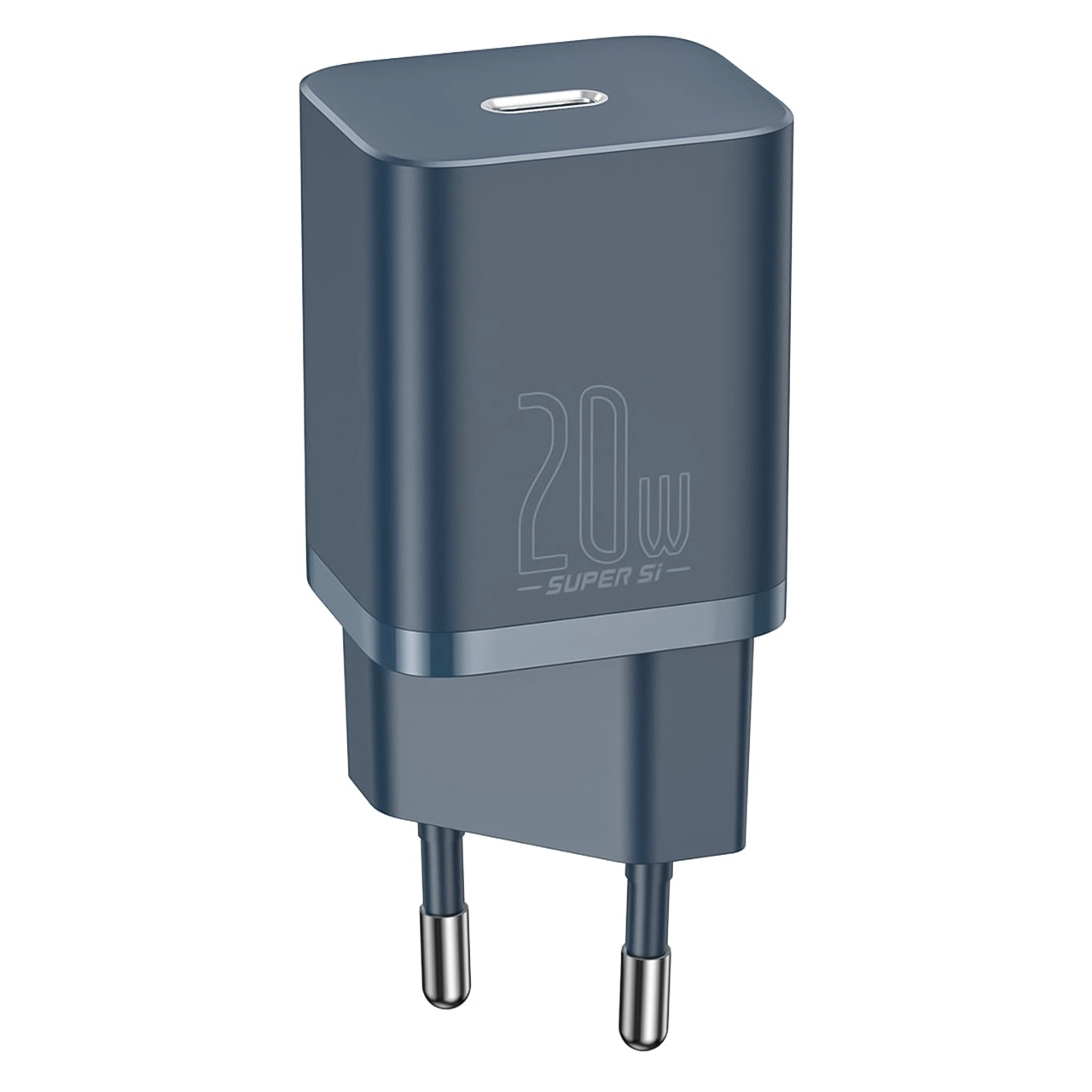 HAP-3354-5 شارژر دیواری بیسوس مدل CCCJGCE-D با توان خروجی 20 وات - آبی