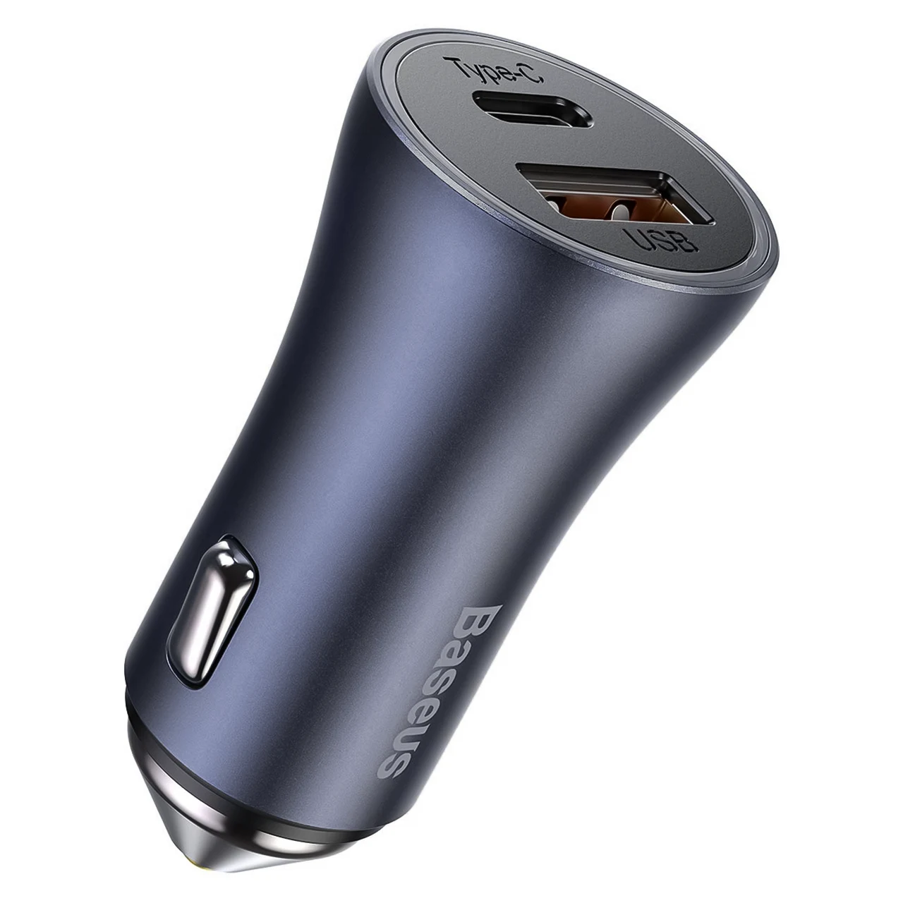 HAP-3361-1 شارژر فندکی خودرو بیسوس مدل CCJDZ-CX با توان خروجی 40 وات - خاکستری