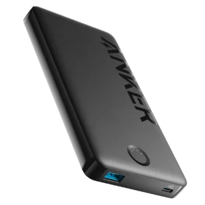 پاوربانک انکر مدل A1334 با ظرفیت 10000 میلی آمپر ساعت و توان 12 وات - مشکی