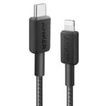 کابل تایپ سی به لایتنینگ انکر مدل A81B5 با طول 90 سانتیمتر - مشکی