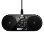 شارژر وایرلس دوگانه بیسوس مدل BS-W528 - مشکی