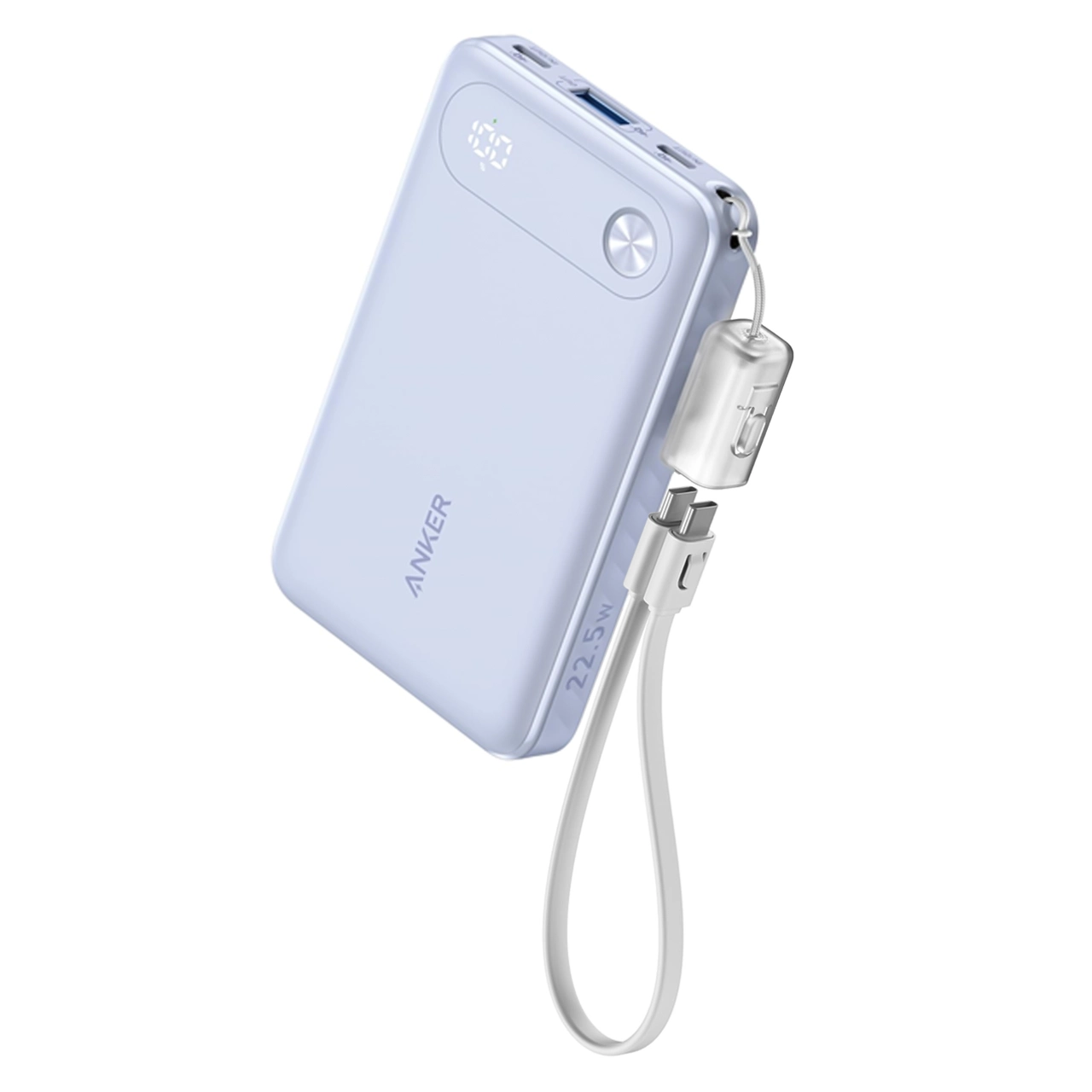 HAP-3384-2 پاوربانک انکر مدل A1257 با ظرفیت 10000 میلی آمپر ساعت - بنفش