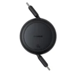 کابل تایپ سی به تایپ سی بیسوس مدل CB000088 با توان 60 وات و طول 1 متر - مشکی