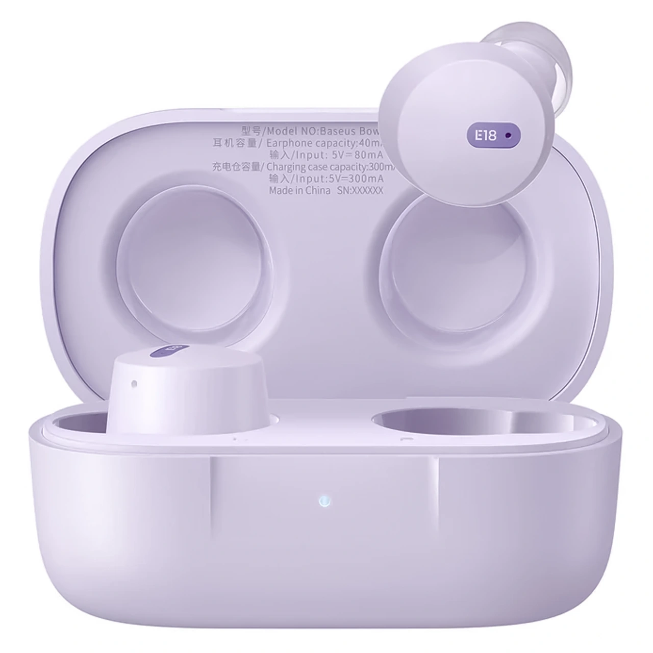 HAP-3402-2 هندزفری بی سیم بیسوس مدل Bowie E18 - بنفش