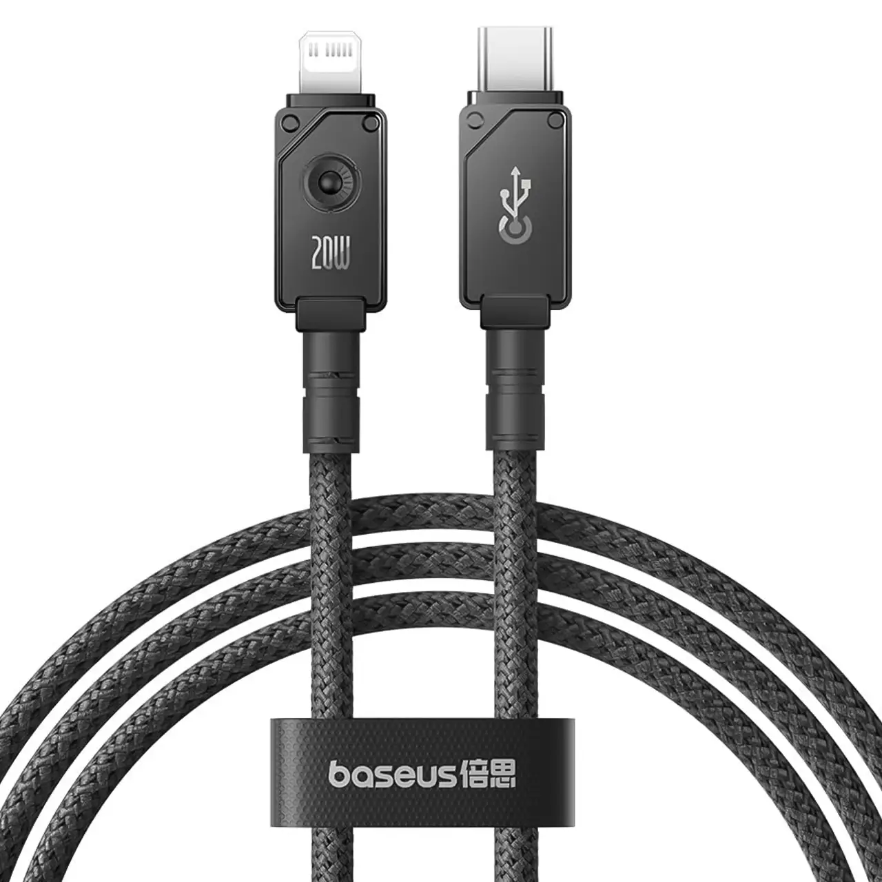 کابل تبدیل تایپ سی به لایتنینگ بیسوس مدل CB000049 با توان 20 وات و طول 1 متر کابل تبدیل تایپ سی به لایتنینگ بیسوس مدل CB000049 با توان 20 وات و طول 1 متر