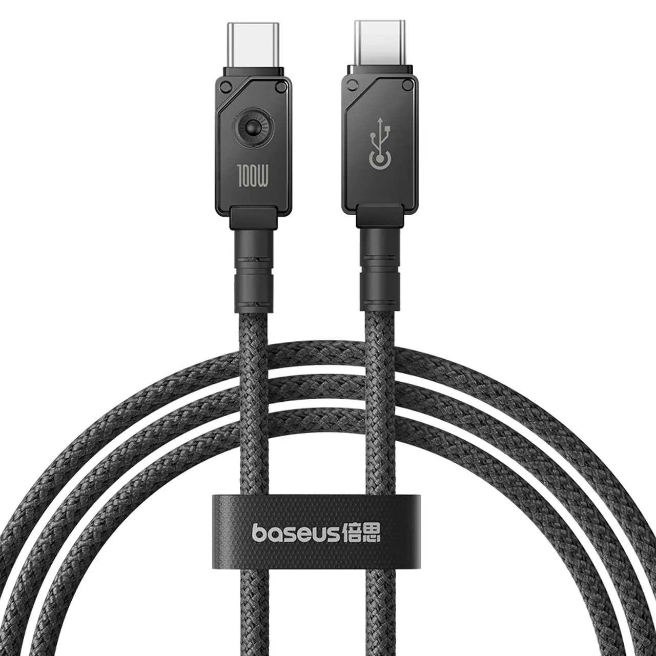 HAP-3435 کابل تبدیل تایپ سی به تایپ سی بیسوس مدل CB000051 با توان 100 وات و طول 2 متر