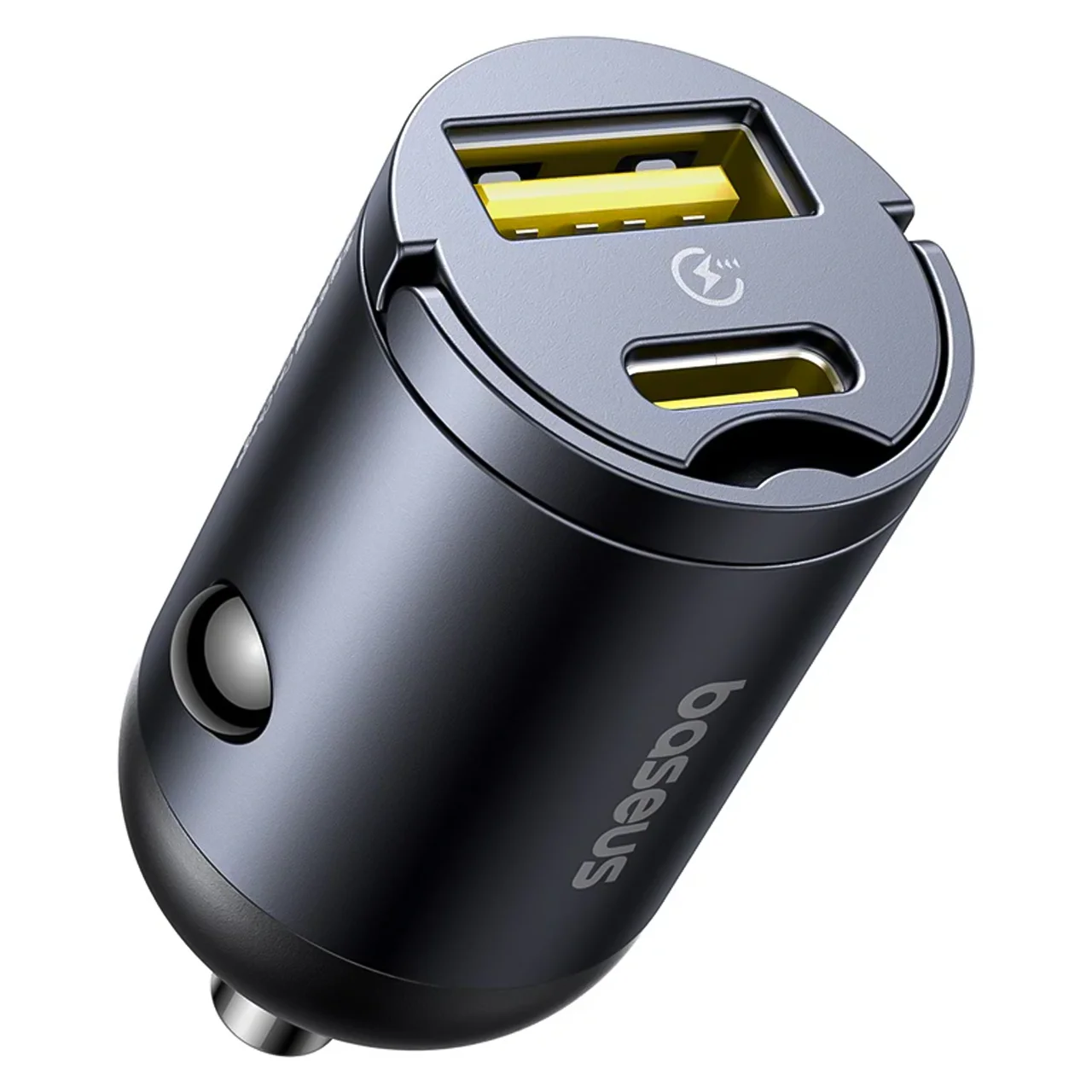 HAP-3486 شارژر فندکی مینی خودرو بیسوس مدل VCHXX-UC با توان خروجی 30 وات